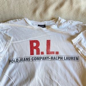 Vintage Polo Ralph Lauren 90s Spell out T shirt